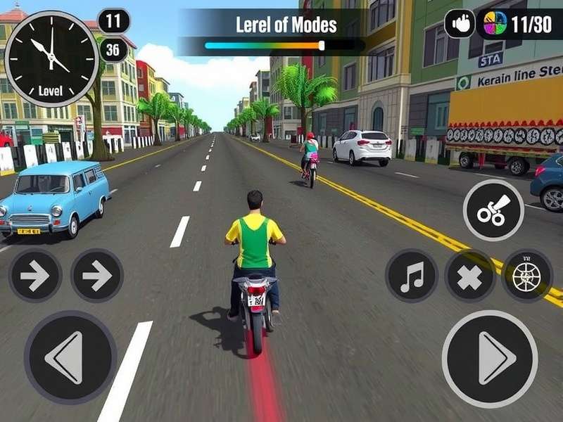 Kolkata Cycle Turbo Run level progression and cycle customization screen